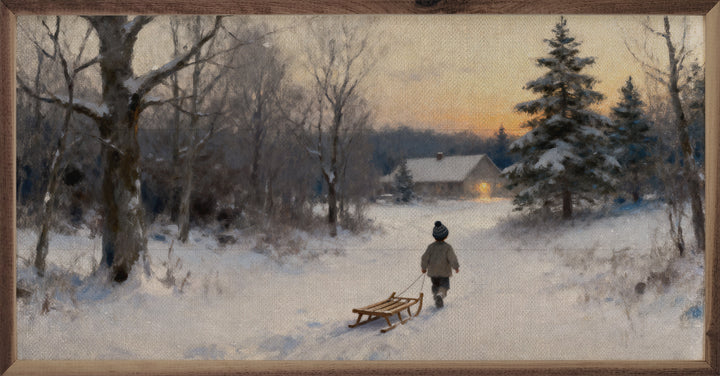 Child With Sled