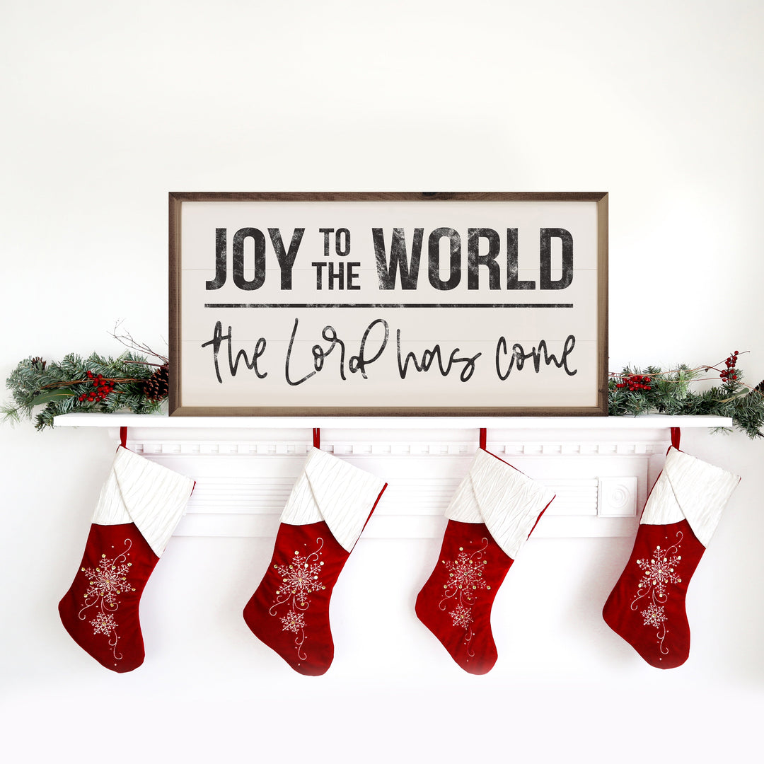 Joy To The World The Lord Has Come White