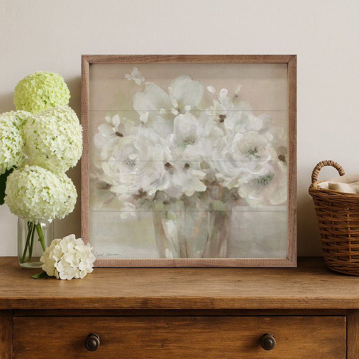 Tender White Blooms 1 By Carol Robinson