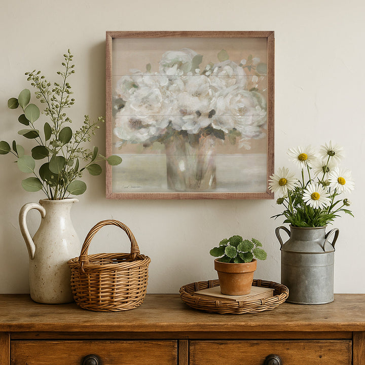 Tender White Blooms 2 By Carol Robinson