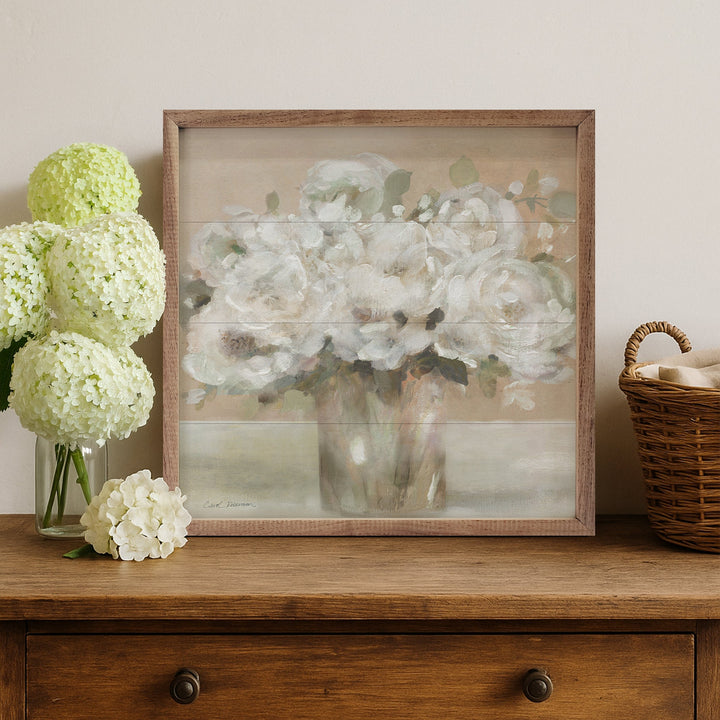 Tender White Blooms 2 By Carol Robinson