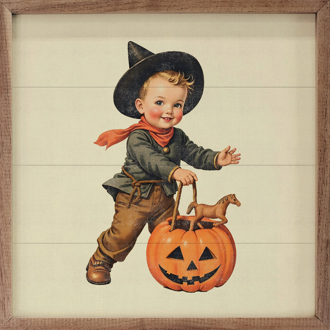 Cute Cowboy Costume Trick Or Treat