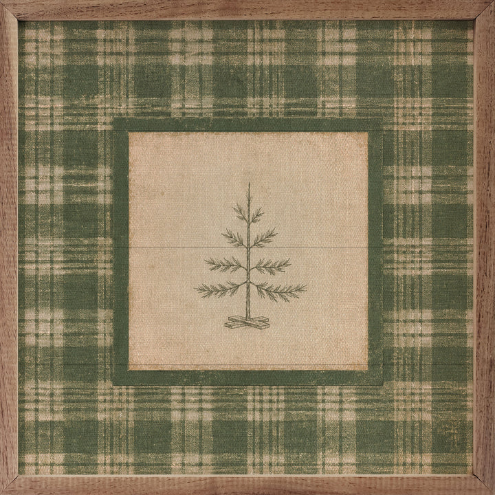 Evergreen Plaid Tree