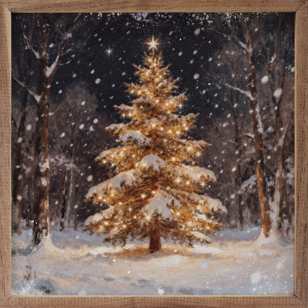 Glowing Light Christmas Tree