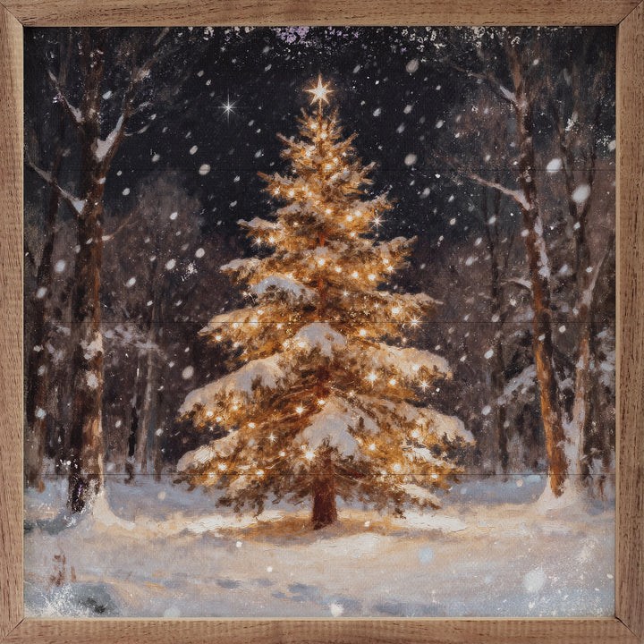 Glowing Light Christmas Tree