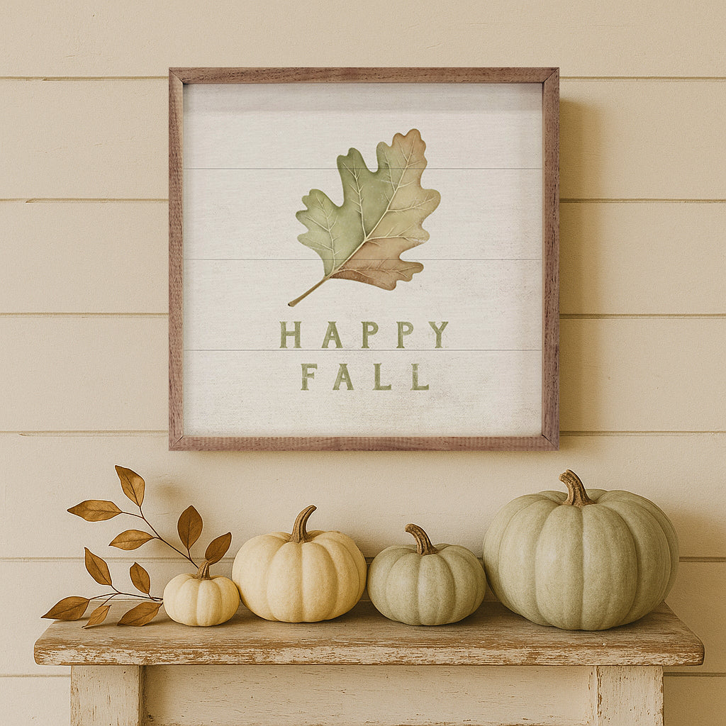 Happy Fall Leaf