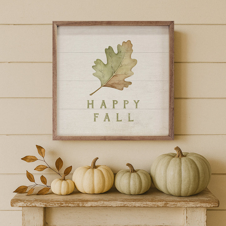 Happy Fall Leaf