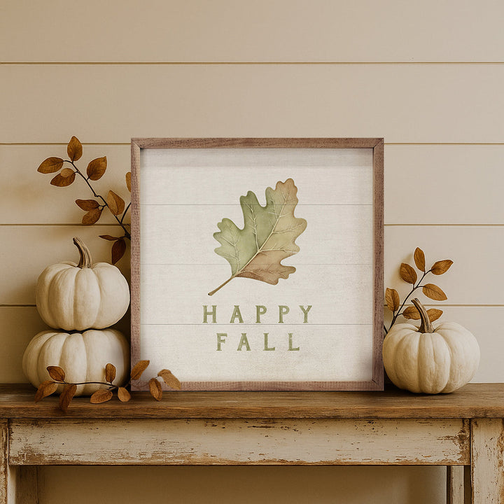 Happy Fall Leaf
