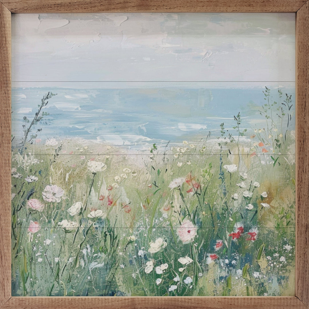 Wildflowers By The Sea By Creative Studio