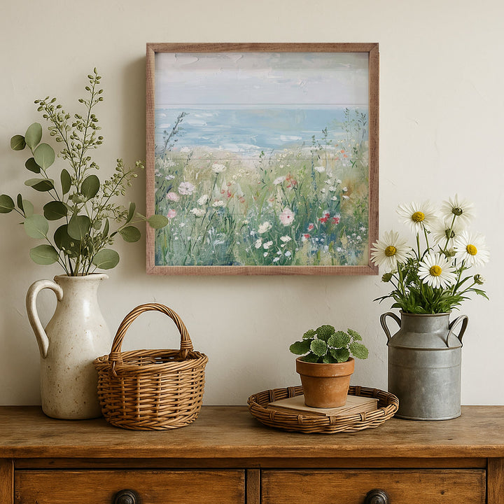 Wildflowers By The Sea By Creative Studio