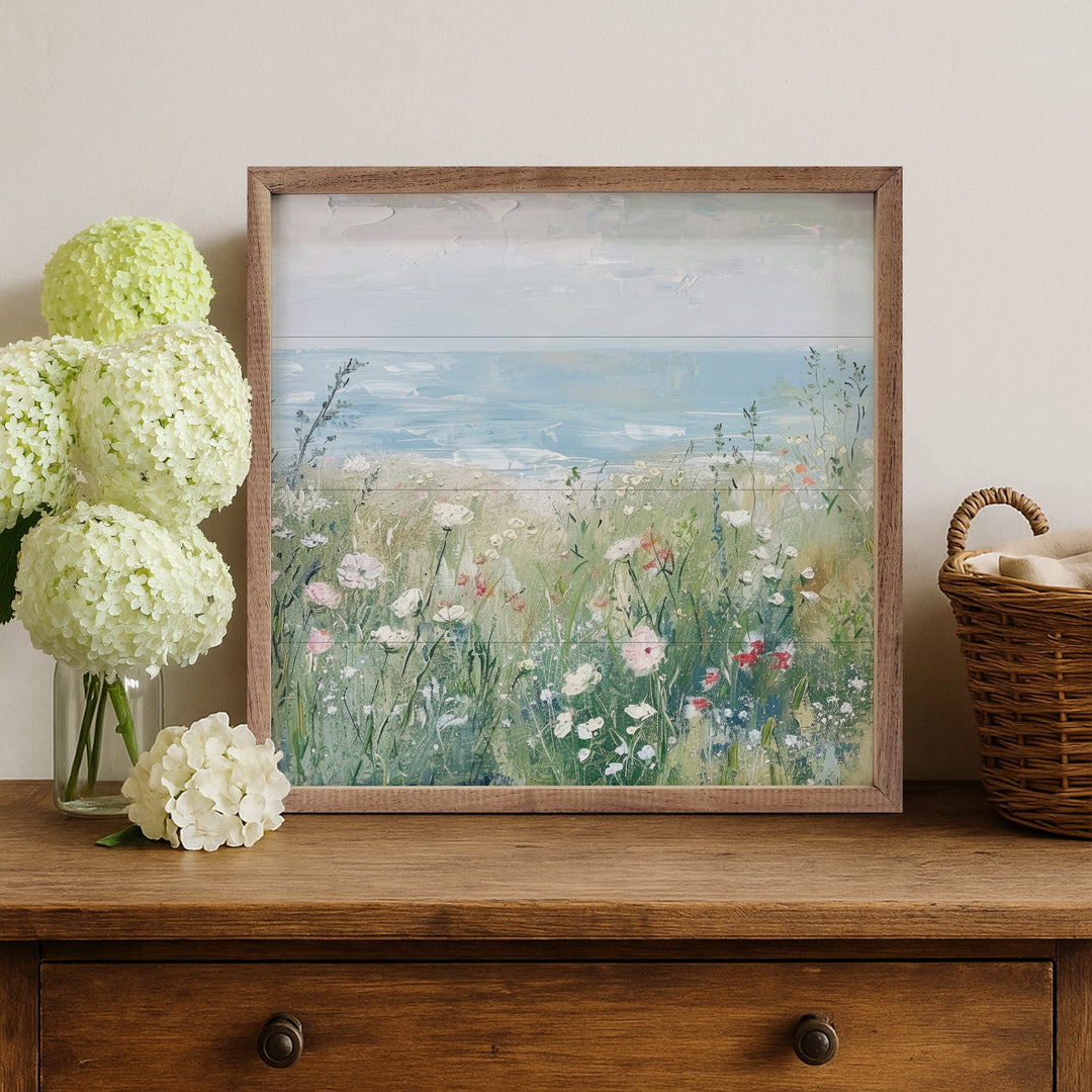 Wildflowers By The Sea By Creative Studio