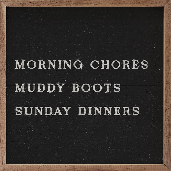 Morning Chores