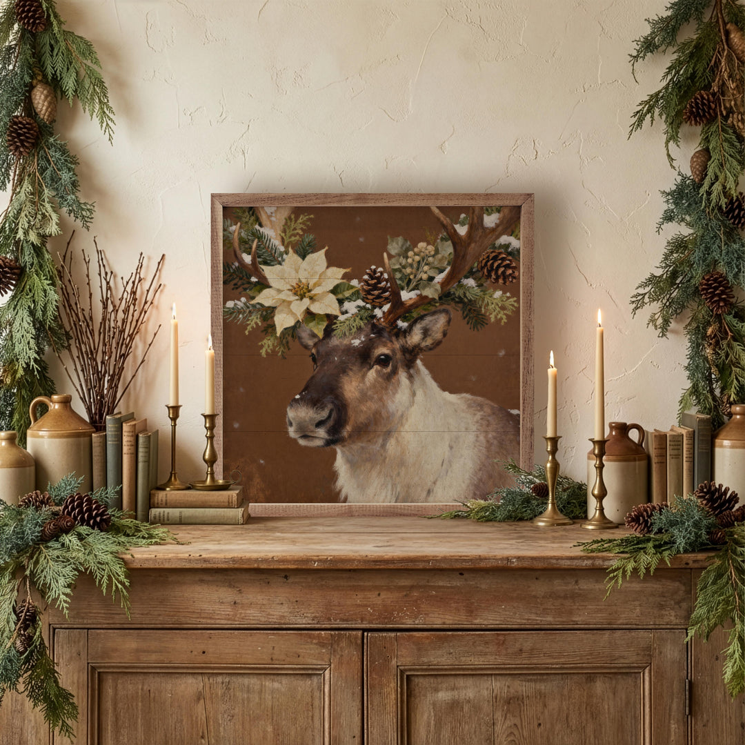 Poinsettia Reindeer