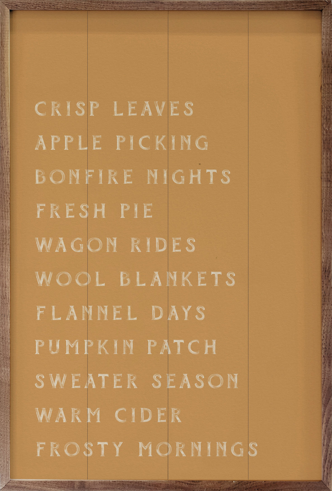 Autumn Activities List