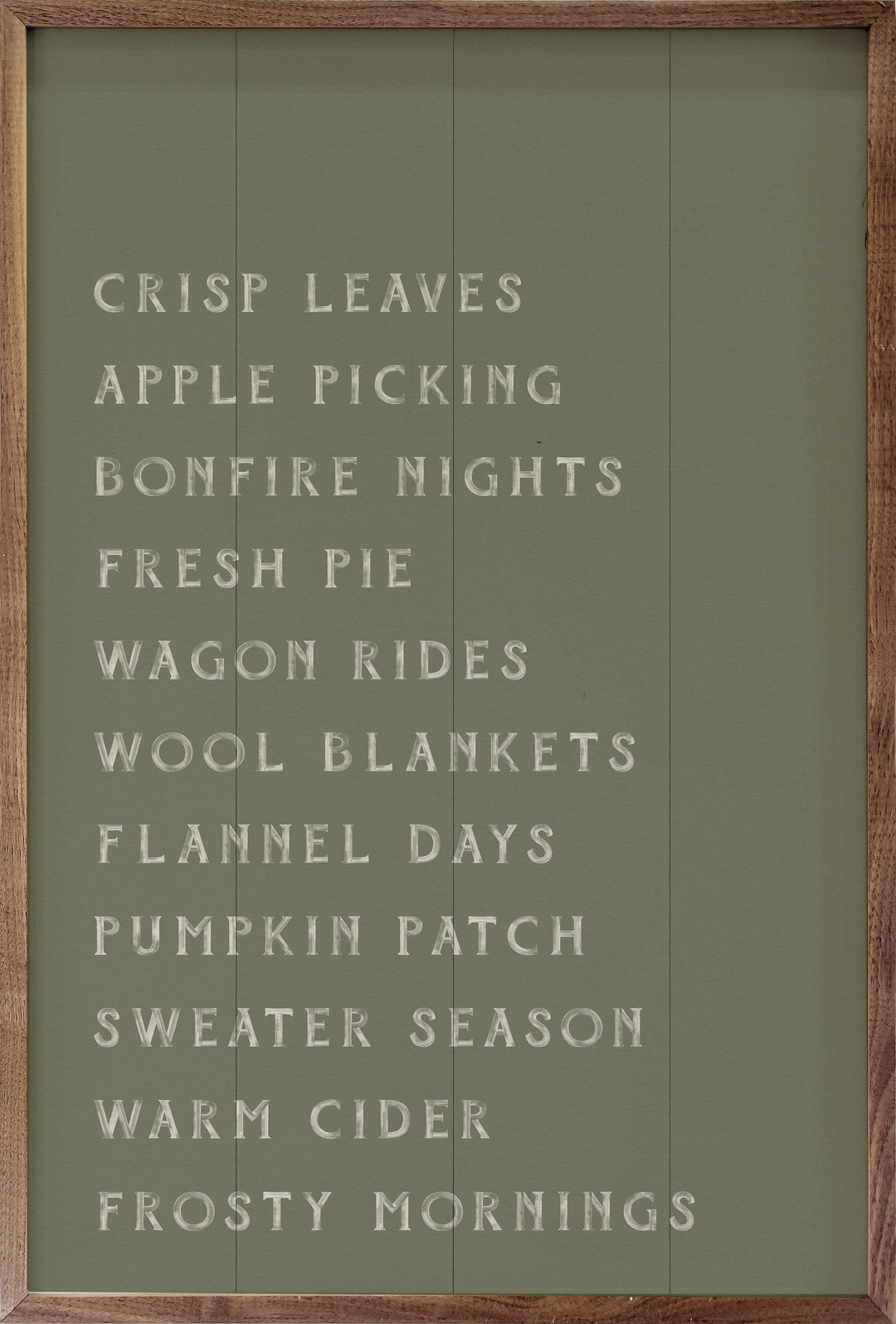 Autumn Activities List