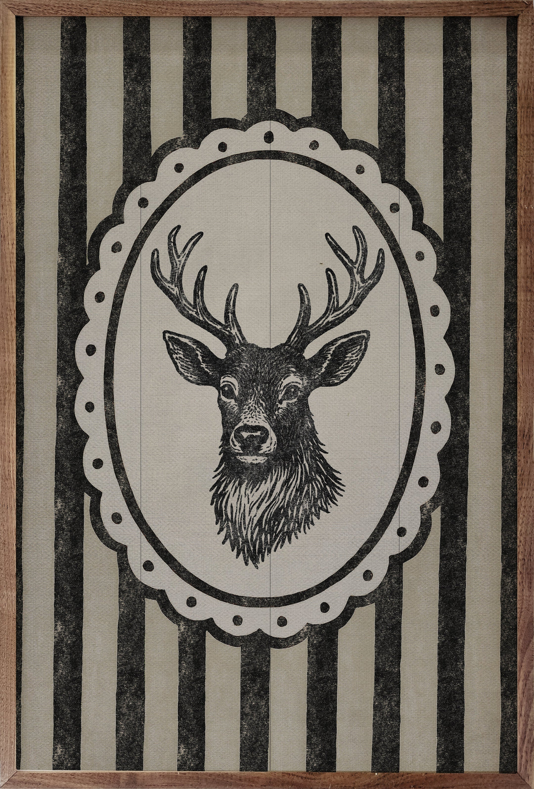 Vintage Reindeer Portrait