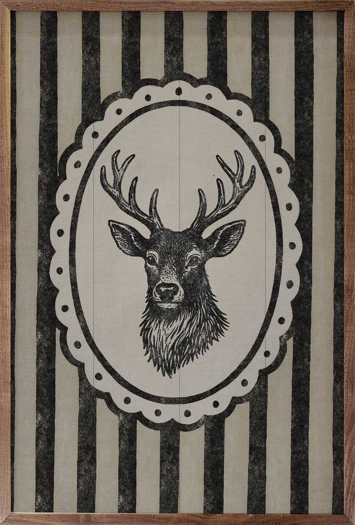 Vintage Reindeer Portrait