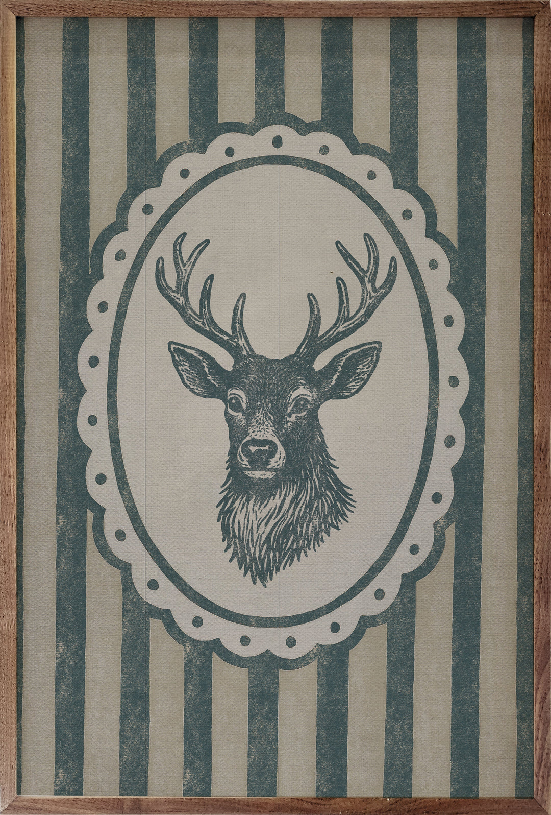 Vintage Reindeer Portrait