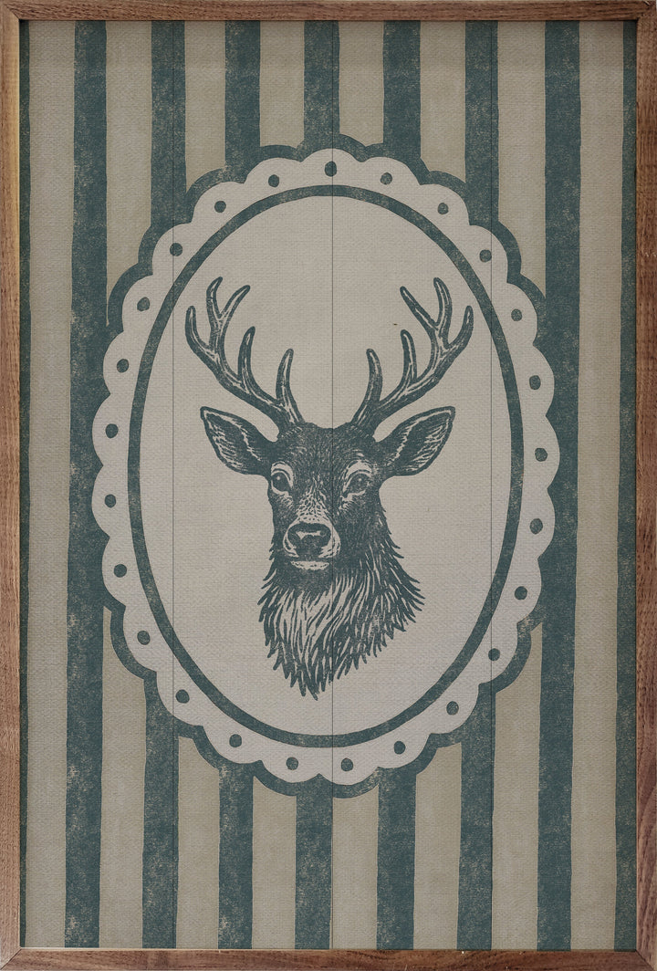 Vintage Reindeer Portrait