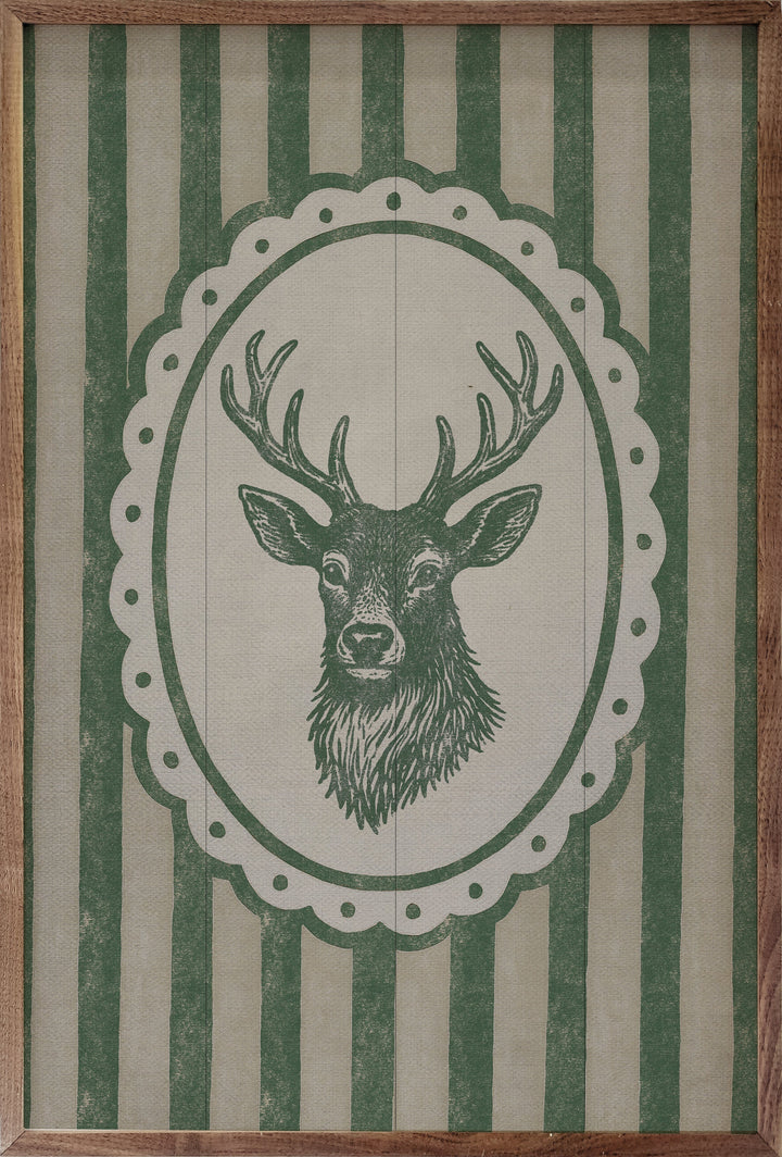 Vintage Reindeer Portrait