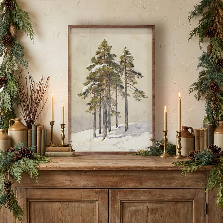 Group Of Cedar Trees