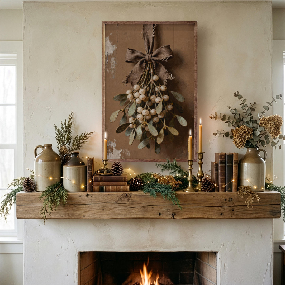 Rustic Brown Mistletoe