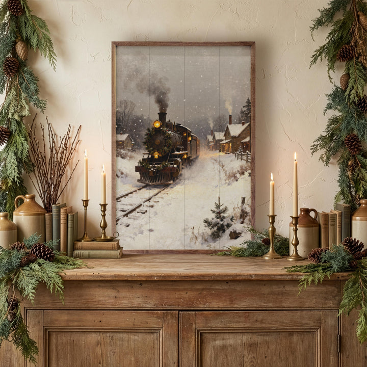 Train In Snow