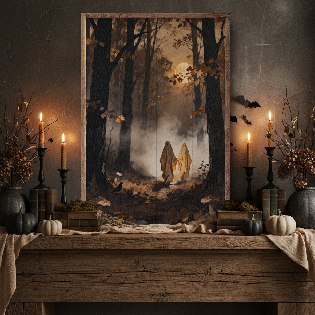 Two Ghosts Strolling The Timber