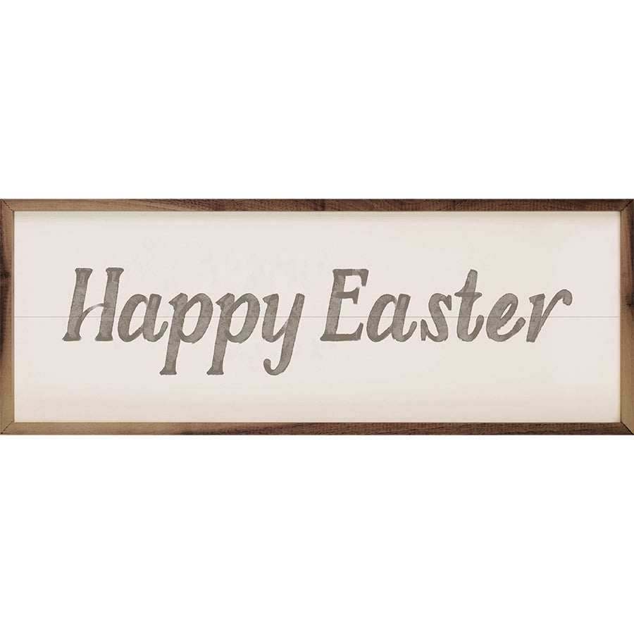 Happy Easter Gray Watercolor