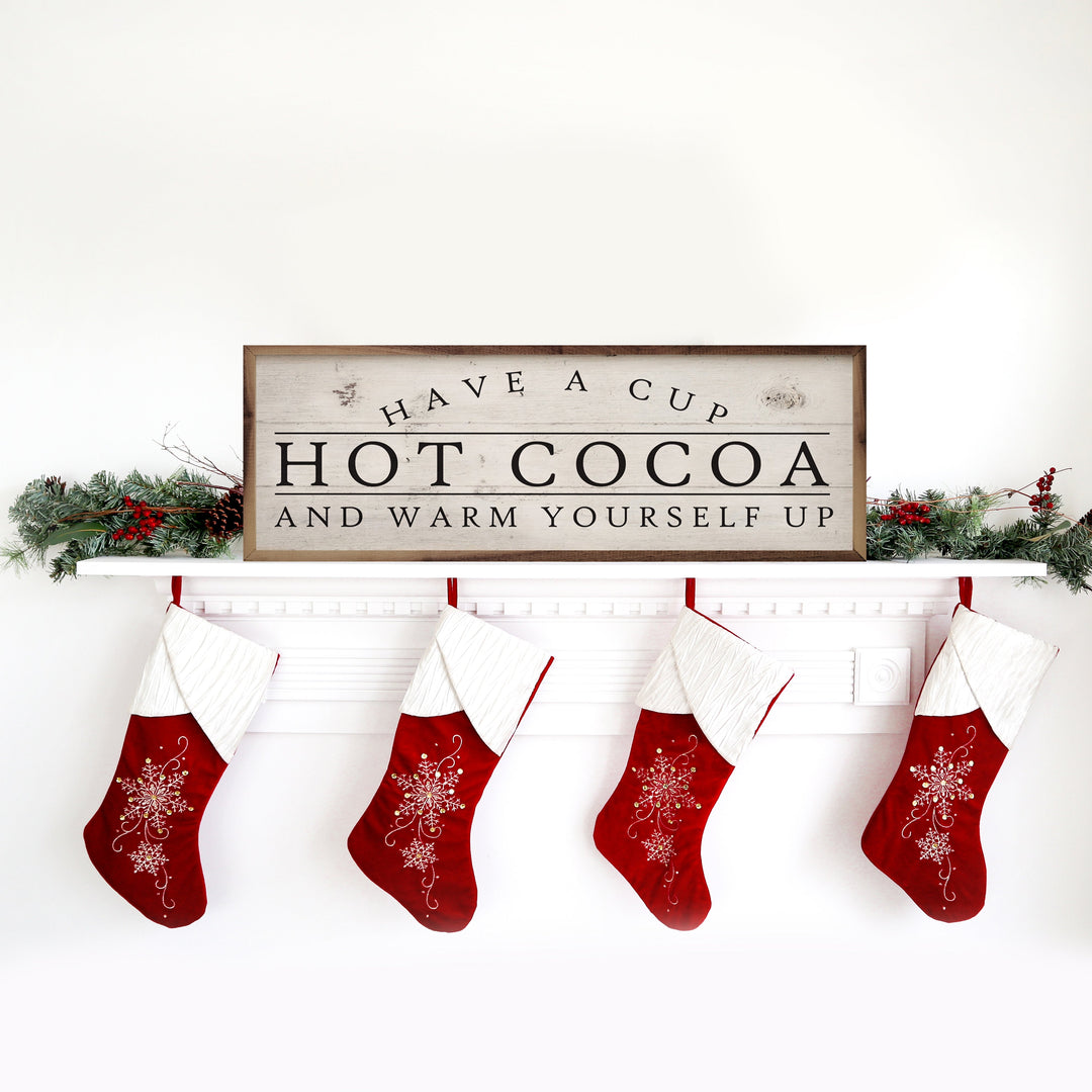 Hot Cocoa Have A Cup Whitewash