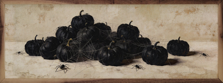 Pumpkins And Spiders