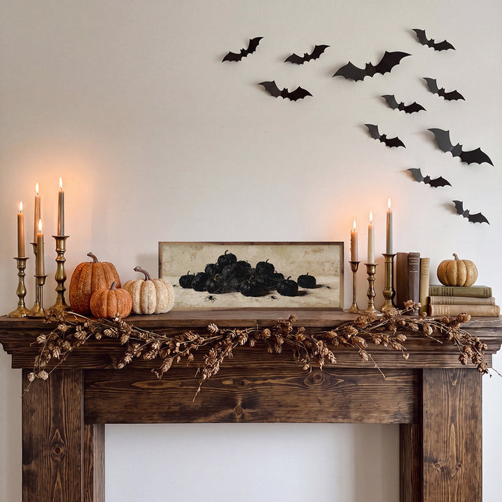 Pumpkins And Spiders