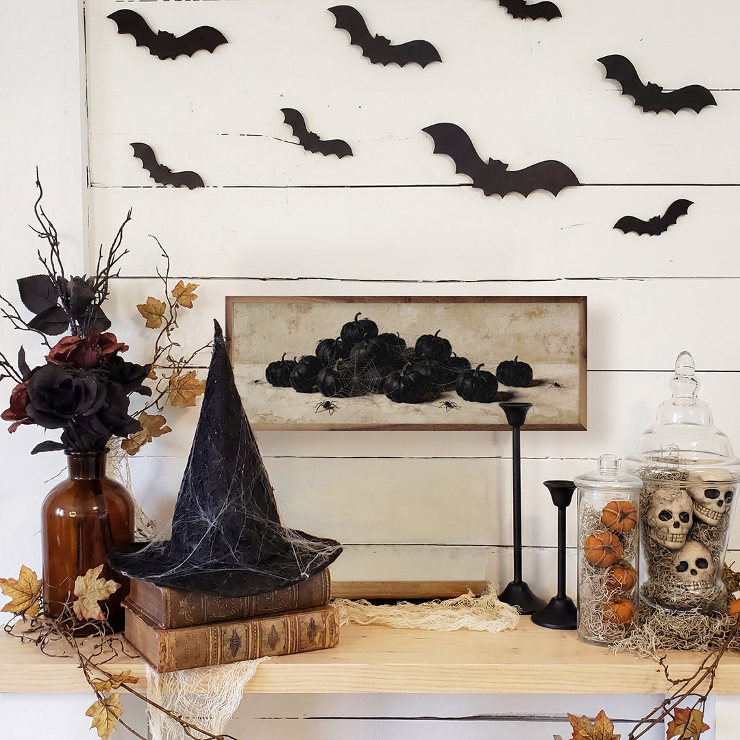 Pumpkins And Spiders