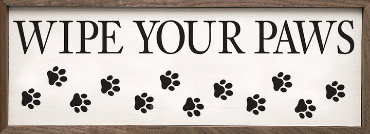 Wipe Your Paws White