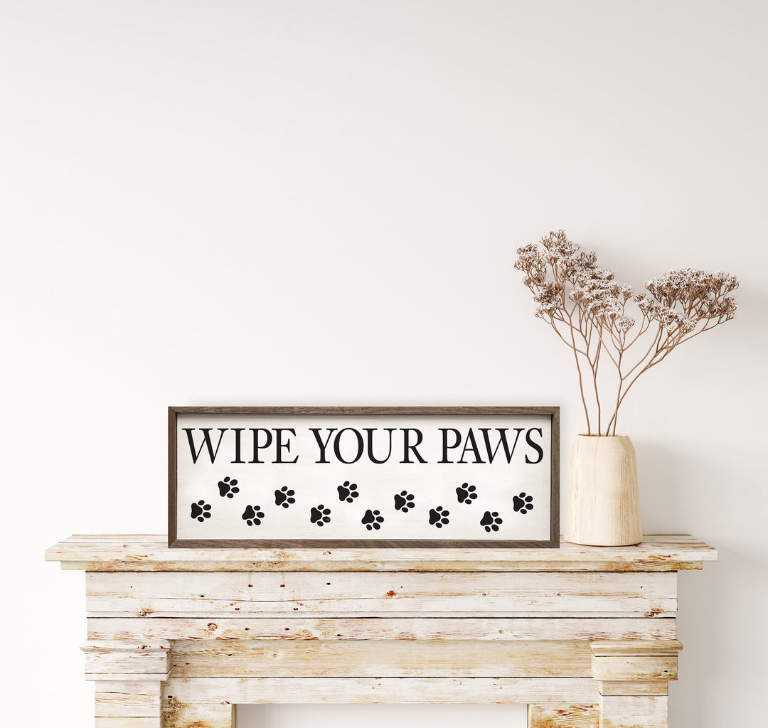 Wipe Your Paws White