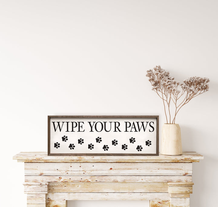 Wipe Your Paws White