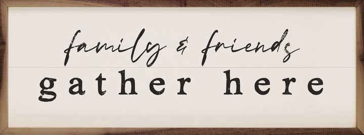 Family And Friends Gather Here White