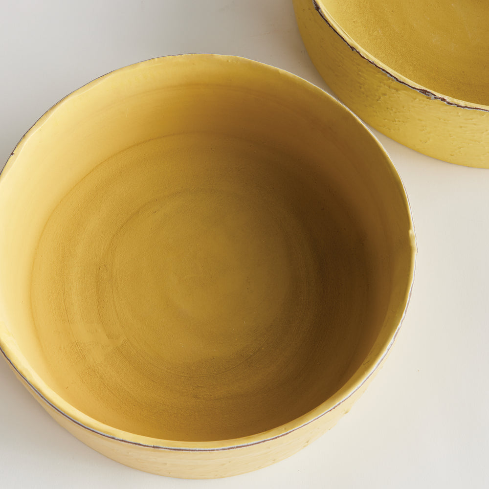 Studio Decorative Low Bowls, Set Of 2