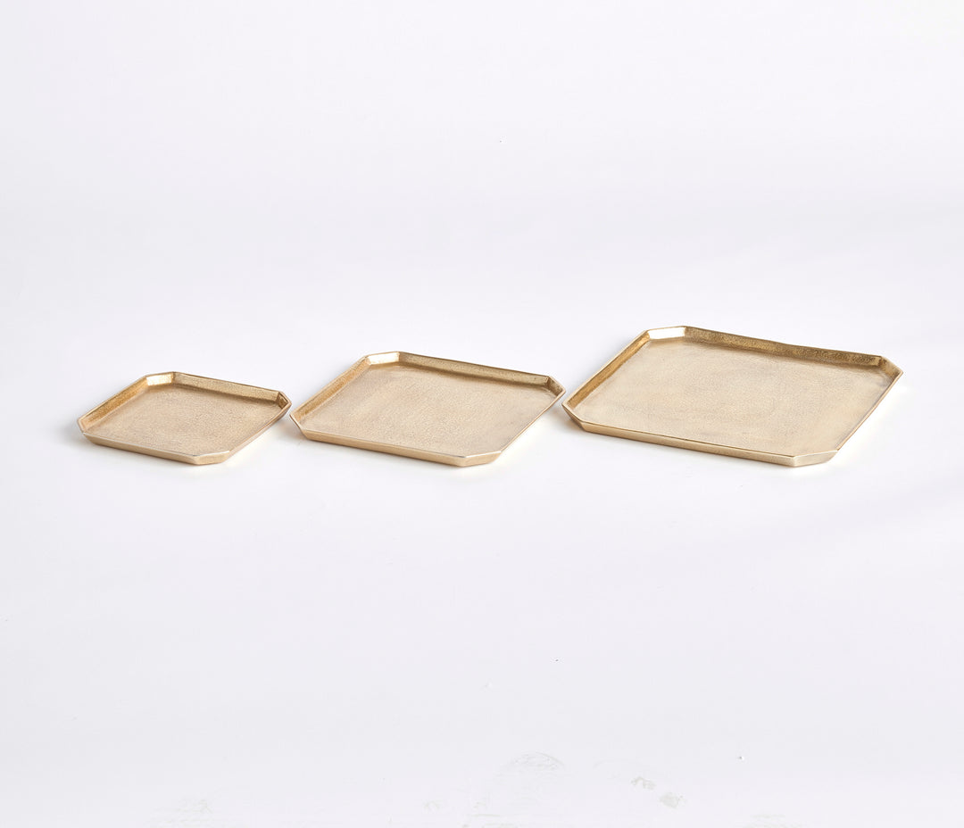 Dezi Rectangular Serving Trays St/3