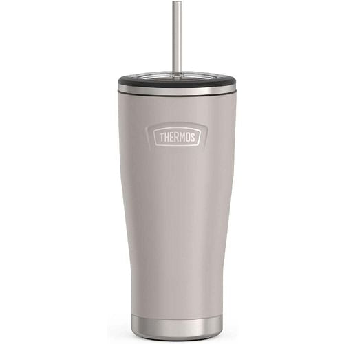ICON Series by THERMOS Stainless Steel Cold Tumbler with Straw, 24