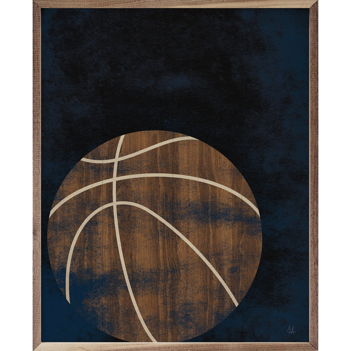Basketball Wood By Sarah Adams
