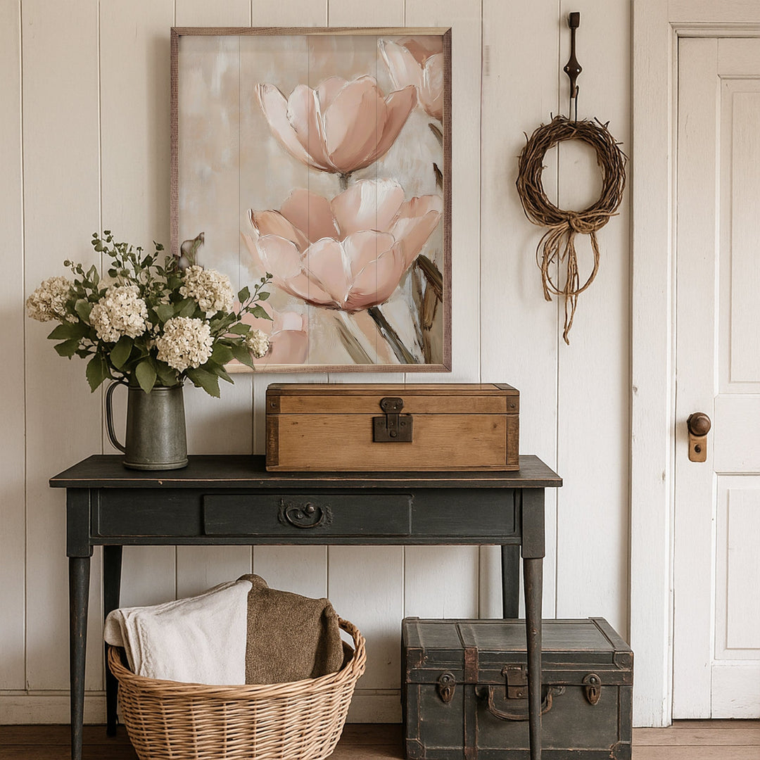 Dusty Pink Floral By Franklyn Gregory