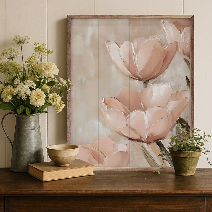Dusty Pink Floral By Franklyn Gregory