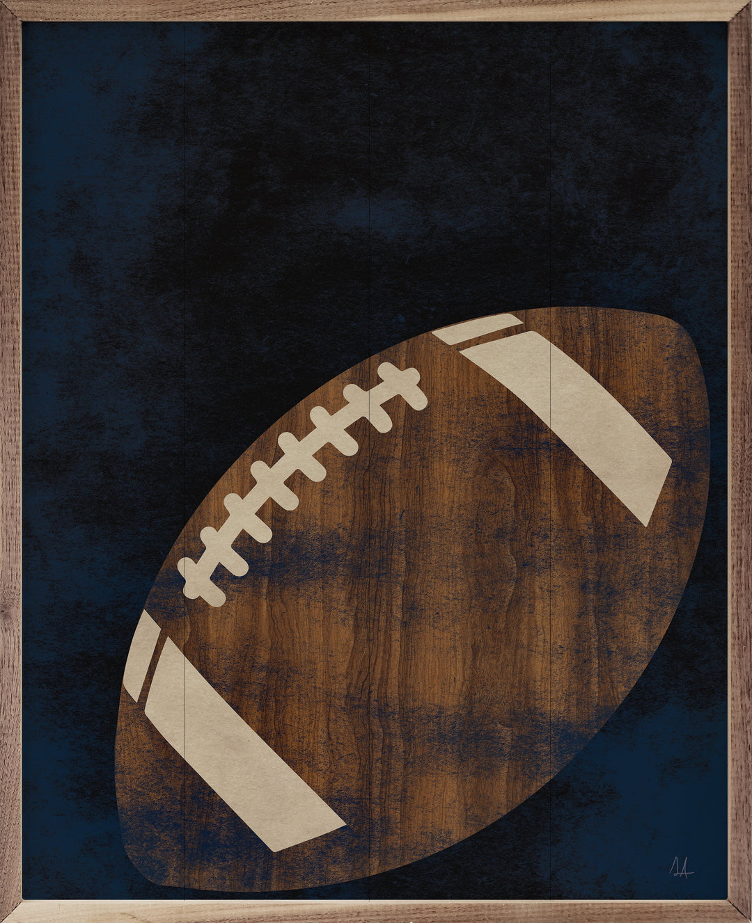 Football Wood By Sarah Adams