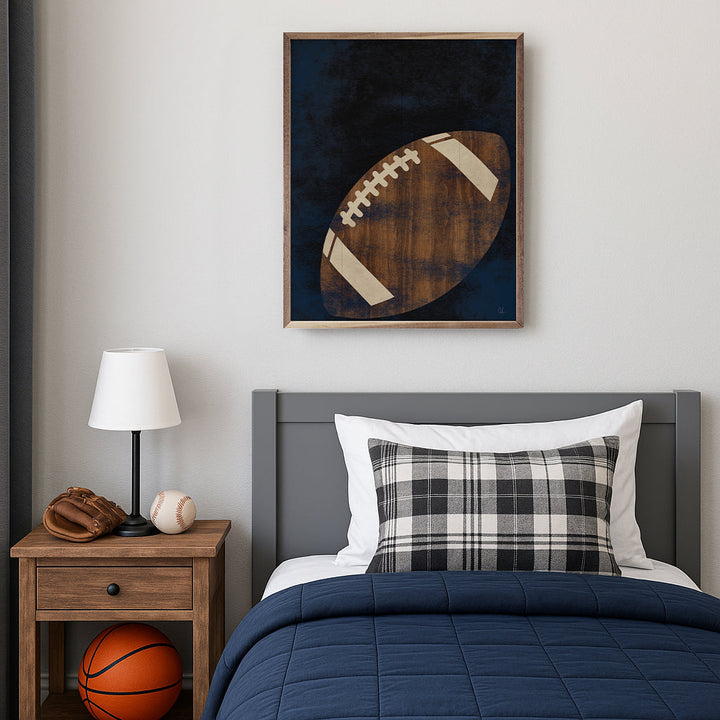 Football Wood By Sarah Adams