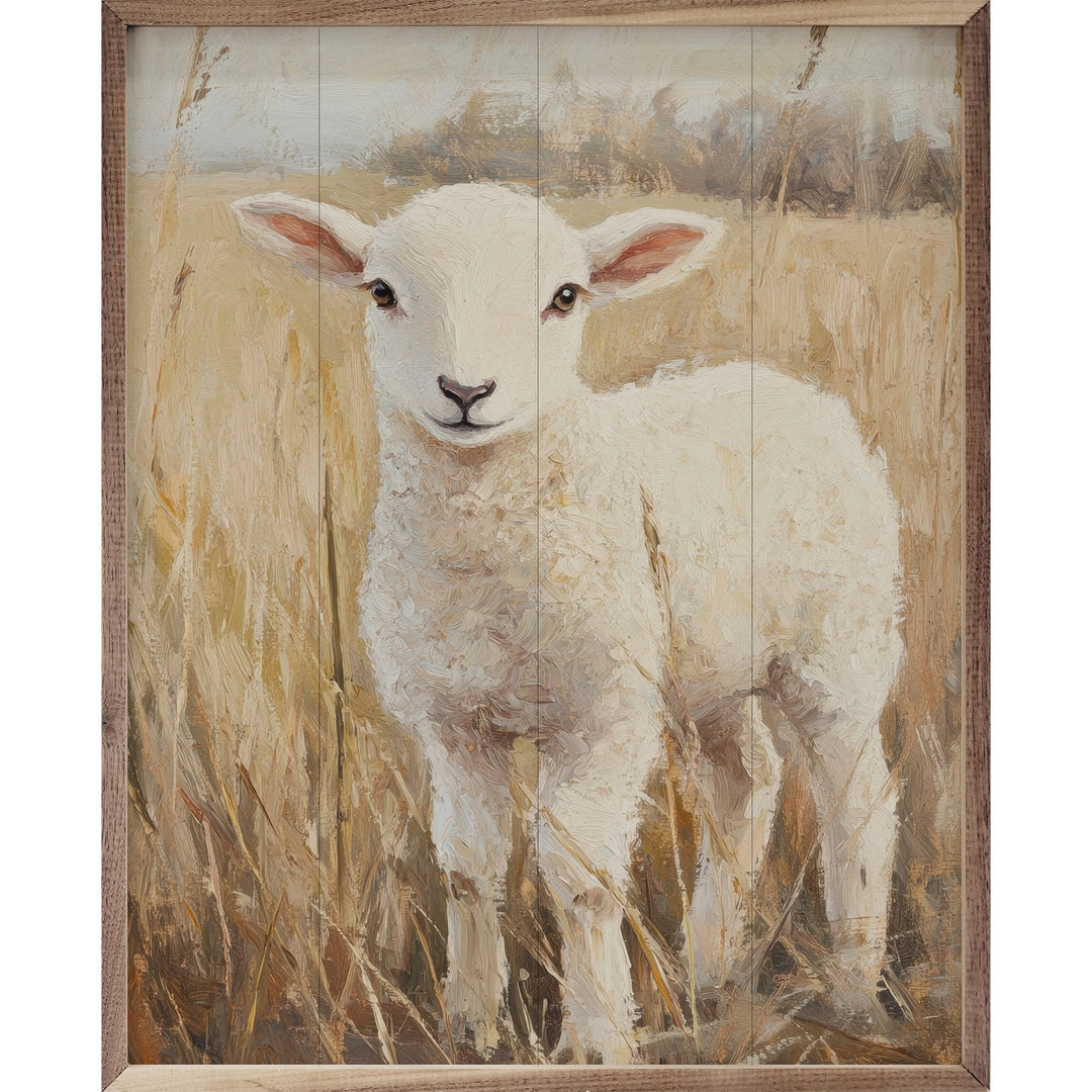 Curly Lamb By Petals Prints Design