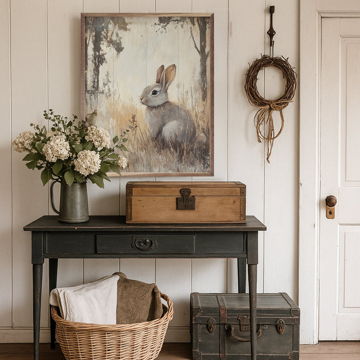 Forest Rabbit I By Petals Prints Design