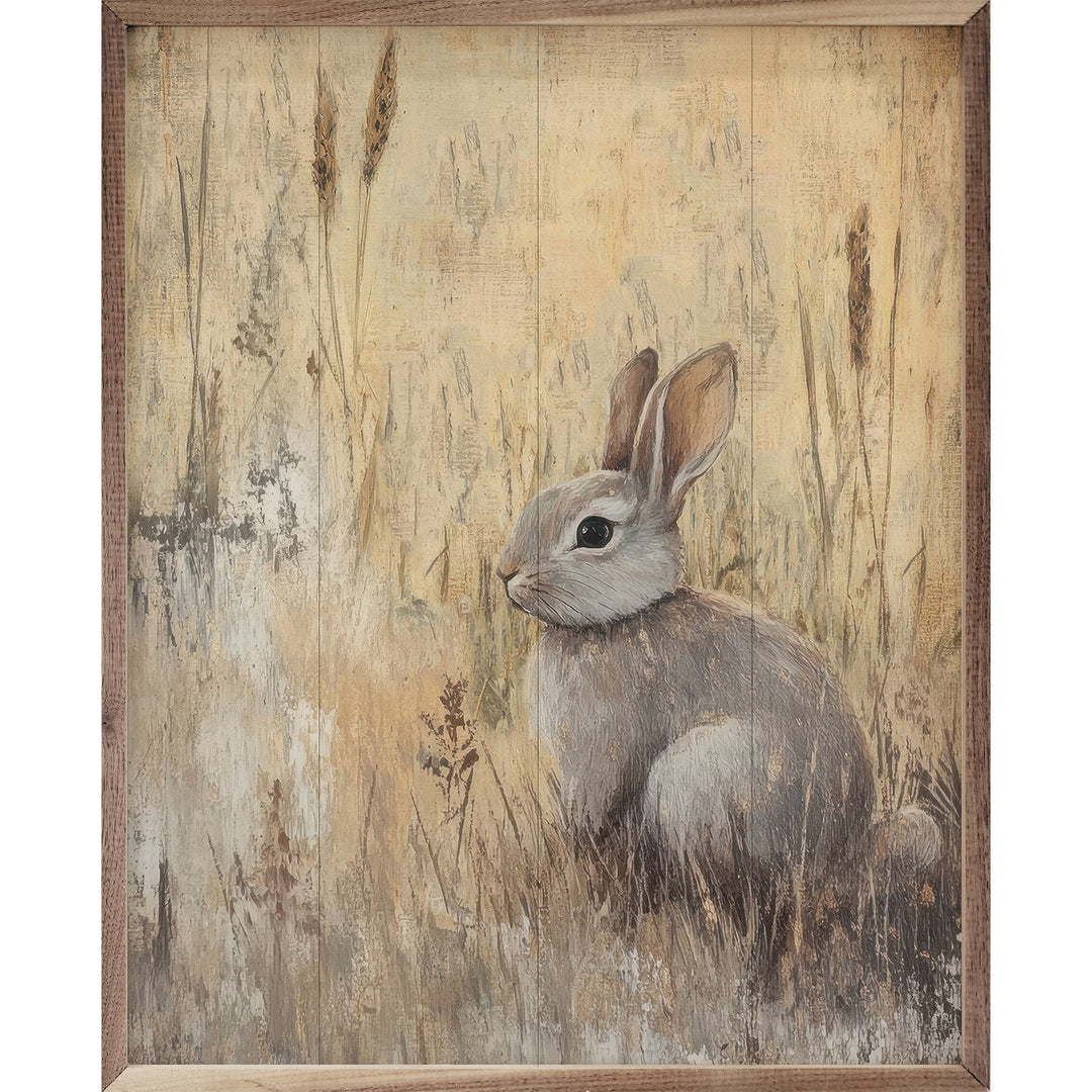 Bunny Sketched In Tall Grass By Petals Prints Design