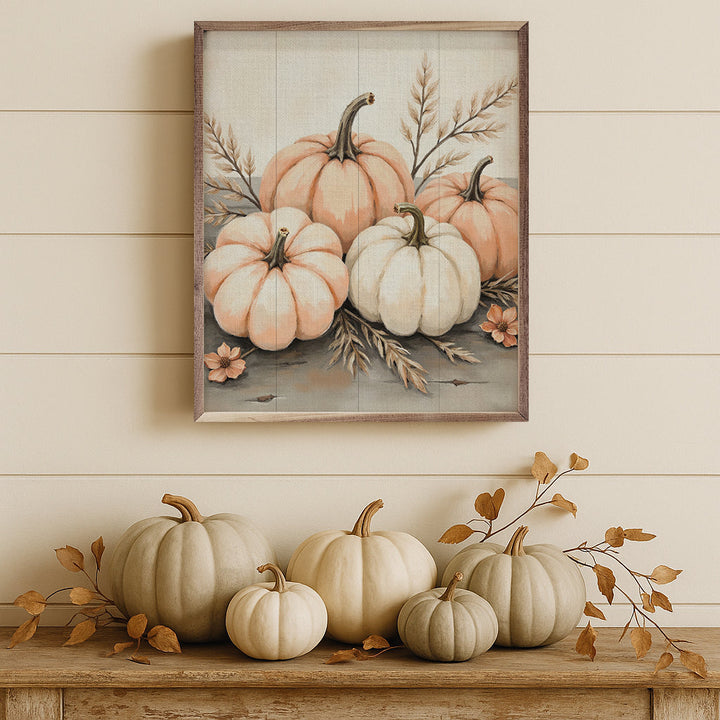 Pumpkins And Grass