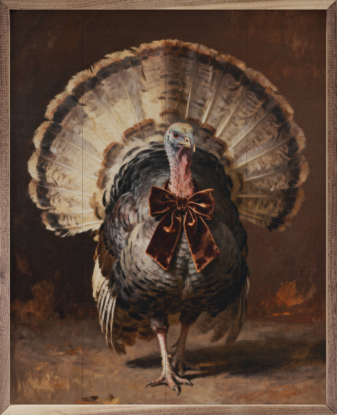 Turkey With Velvet Bow